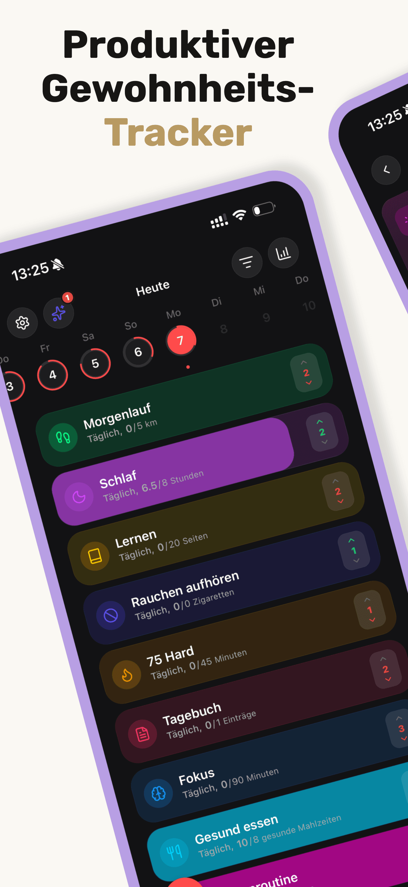 IdentityKit Heute-Ansicht: tägliche Gewohnheiten auf dem iPhone